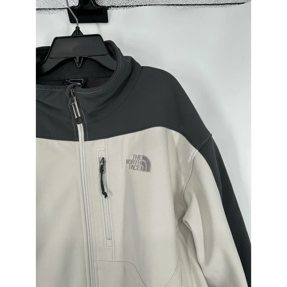 The North Face Apex Soft Shell Softshell Fleece Lined Full Zip Jacket Men XL‎